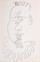 Pablo Picasso Charles Feld Double-Sided Drawing - Sold for $31,250 on 11-06-2021 (Lot 144).jpg